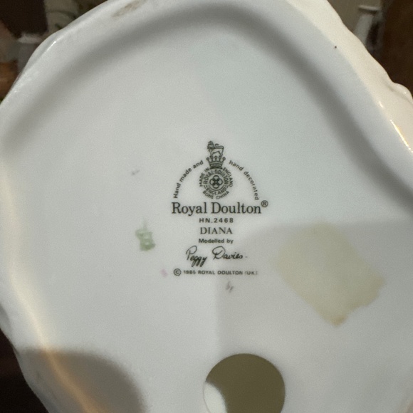 Royal Doulton - “Diana” 1985/“Southern Belle” 1957, England Rare Pink Dress. - Picture 7 of 11